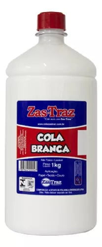 Cola Branca 1Kg - Zas-Traz