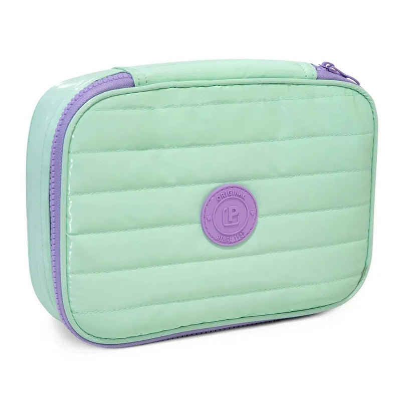 Estojo Box Puffer Verde - Polibras