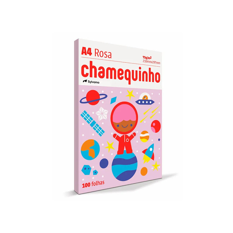 Chamequinho A4 Rosa 100 Folhas - Sylvamo