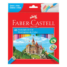 Ecolapis de Cor 48 Cores - Faber Castell