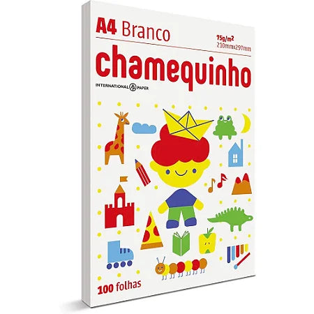 Chamequinho A4 Branco 100 Folhas - Sylvamo